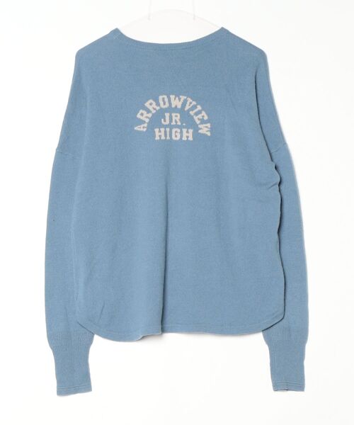 「GOOD GRIEF」 長袖ニット FREE ブルー レディース_画像2