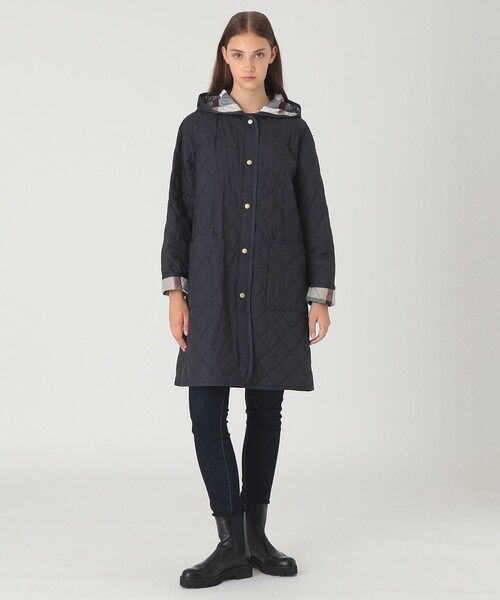 BLUE LABEL CRESTBRIDGE キルティングトレンチコート 38 BLUE LABEL CRESTBRIDGE（ブルーレーベルクレストブリッジ） ノー