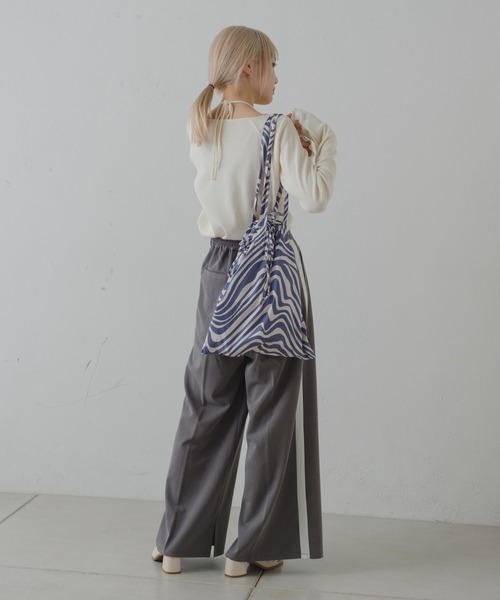 「Kastane」 長袖カットソー FREE ブルー レディース_画像6