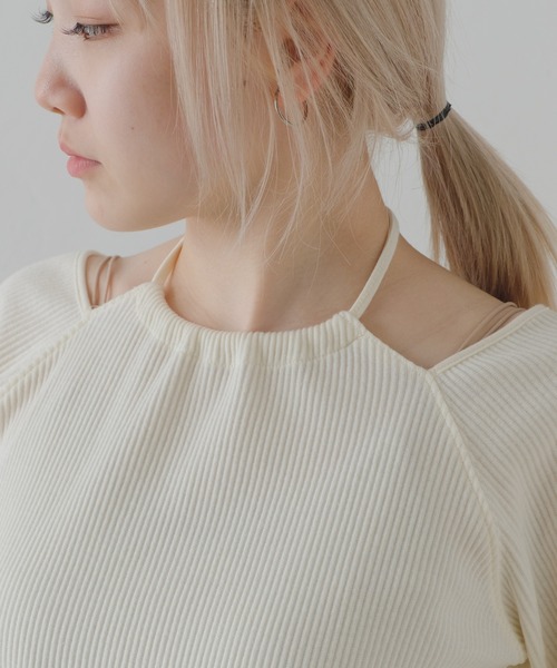 「Kastane」 長袖カットソー FREE ブルー レディース_画像9