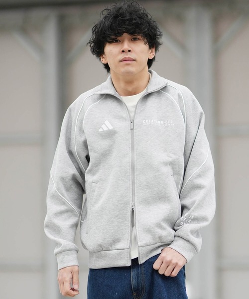 adidas デニムトレーナー adidas（アディダス） トレーナー スウェット スウェット ジップアップ