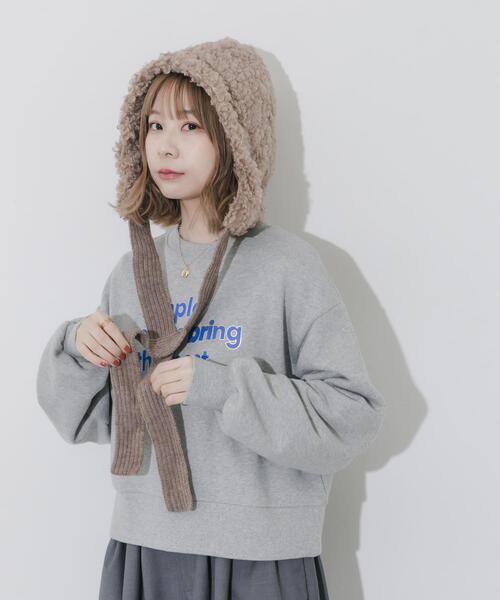 「SMELLY」 帽子 - ブラック レディース_画像3