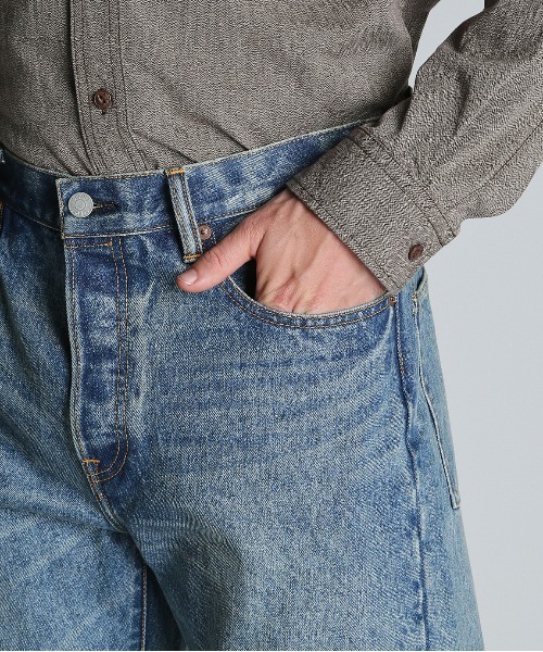 ジーンズ Schott/ショット/LOT. 925 FP DENIM PANTS USED/ファイアプルーフ デニム ユーズド メンズ レディースの画像