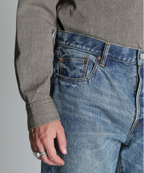 ジーンズ Schott/ショット/LOT. 925 FP DENIM PANTS USED/ファイアプルーフ デニム ユーズド メンズ レディースの画像