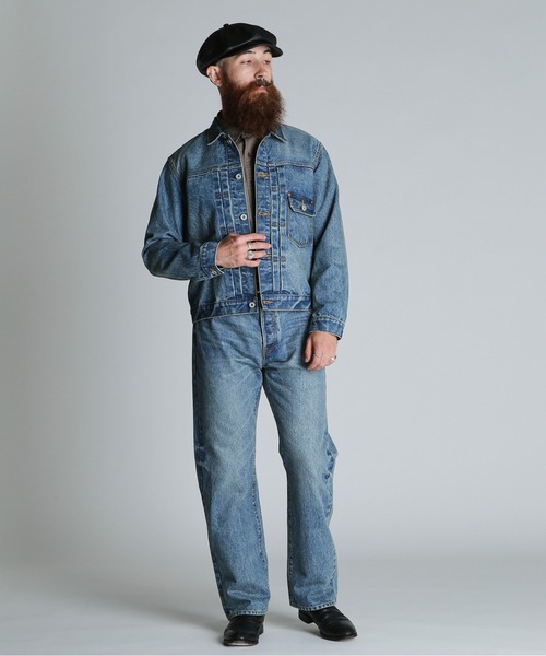 ジーンズ Schott/ショット/LOT. 925 FP DENIM PANTS USED/ファイアプルーフ デニム ユーズド メンズ レディースの画像