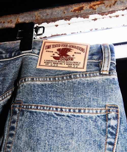 ジーンズ Schott/ショット/LOT. 925 FP DENIM PANTS USED/ファイアプルーフ デニム ユーズド メンズ レディースの画像