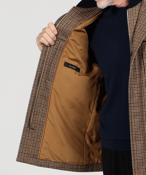※toku 未使用　Sealup ウール ガンクラブコート 48 ブラウン Sealup（シーラップ） ブルゾン アウター ウール ガンクラブチェック