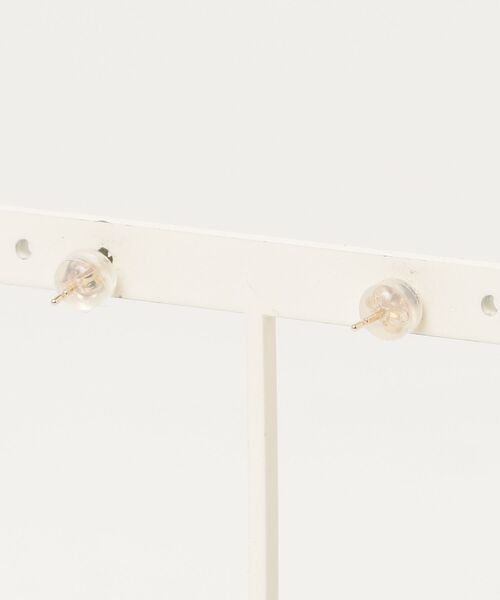 「ESTELLE」 ピアス(両耳用) - イエローゴールド レディース_画像2