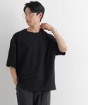 tシャツ シルケットサッカーワイドTシャツ 半...の詳細画像1