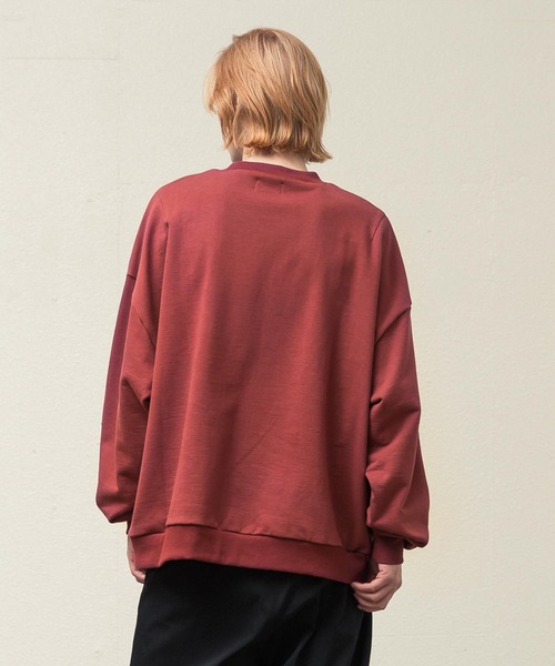 「SLICK」 スウェットカットソー 1 レッド メンズ_画像4