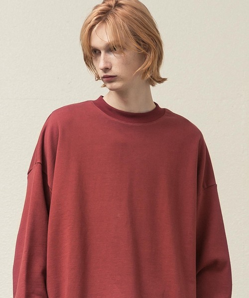 「SLICK」 スウェットカットソー 1 レッド メンズ_画像5