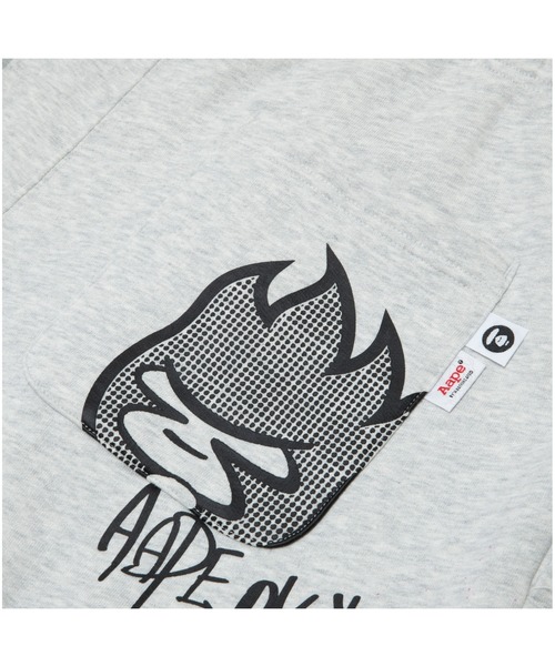 「AAPE BY A BATHING APE」 スウェットパンツ SMALL オフホワイト メンズの画像