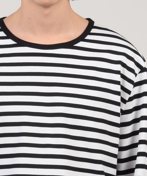 「Le Minor」 長袖Tシャツ 1 ブルー系その他 メンズの画像