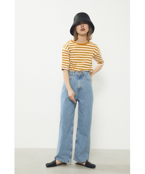 「BLACK BY MOUSSY」 デニムパンツ 26inch ブルー レディース_画像6