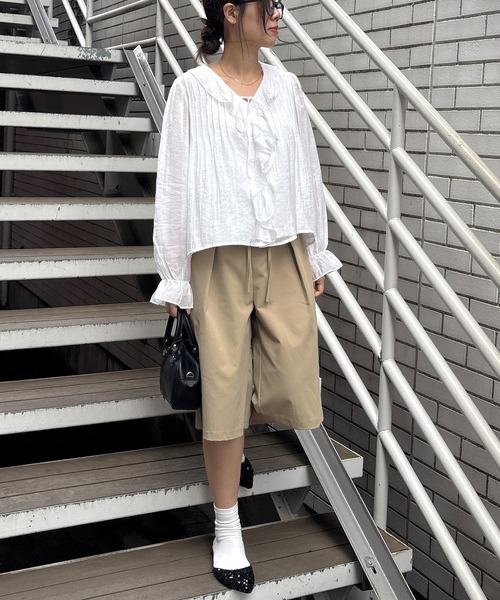 I-SOOK（アイスー） ハーフパンツ ワイドパンツ パンツ レディース