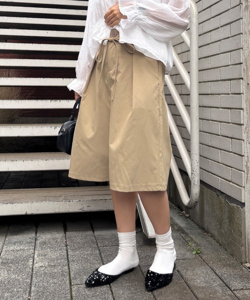 I-SOOK（アイスー） ハーフパンツ ワイドパンツ パンツ レディース