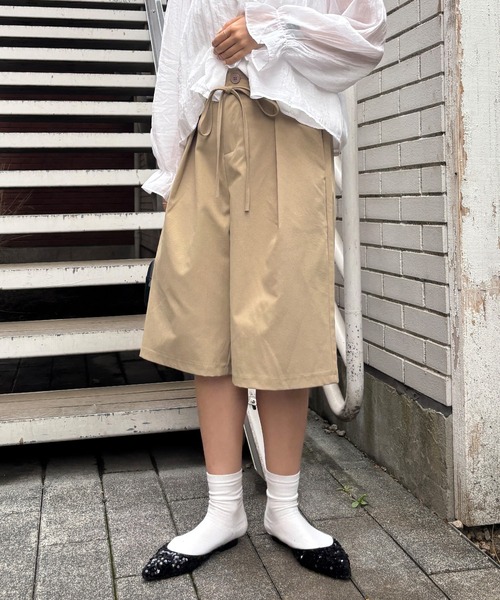 I-SOOK（アイスー） ハーフパンツ ワイドパンツ パンツ レディース
