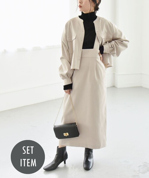 quaranciel セットアップ ONE SIZE ベージュ レディース : ZOZOTOWN