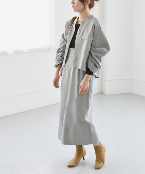 着用1回✨clane ベージュトップス&チューブトップセット quaranciel セットアップ ONE SIZE ベージュ レディース : ZOZOTOWN