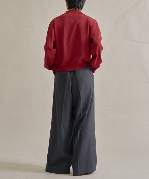 「epnok」 ニットカーディガン MEDIUM レッド メンズ_画像6