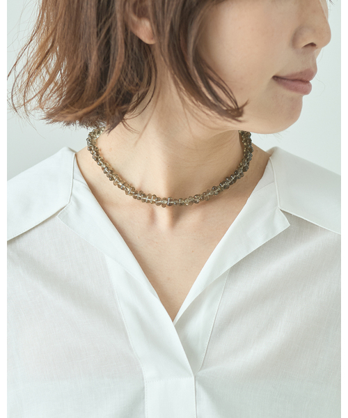 Sisi Joia Choral ネックレス グレージュ Sisi Joia（シシジョイア） ネックレス CAILLOU necklace ネックレス