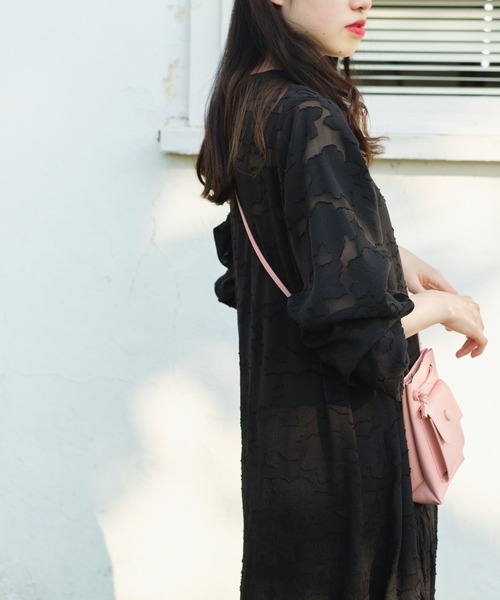 「Kastane」 長袖ワンピース 0 アイボリー レディース_画像8