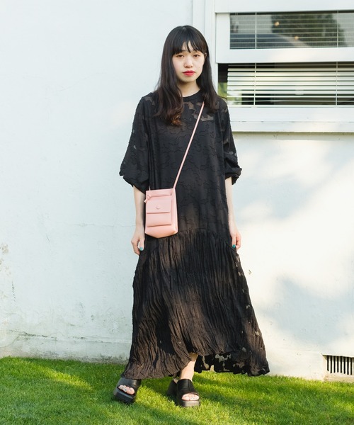 「Kastane」 長袖ワンピース 0 アイボリー レディース_画像9