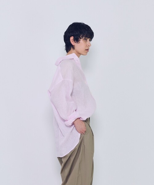 1er Arrondissement リネンシャツ ブラウス シャツ 60リネンシャツ