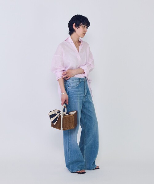 1er Arrondissement リネンシャツ ブラウス シャツ 60リネンシャツ 