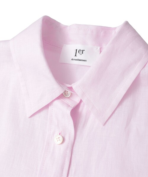 1er Arrondissement リネンシャツ ブラウス シャツ 60リネンシャツ