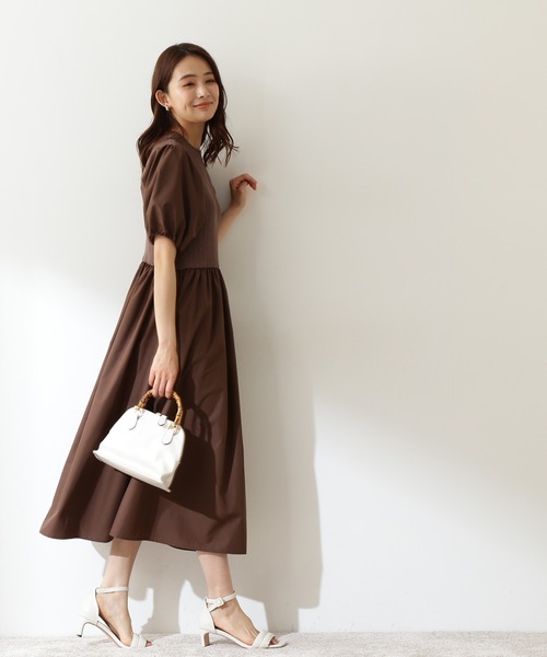 「N.(N. Natural Beauty Basic)」 ドッキングワンピース MEDIUM ネイビー レディース_画像9
