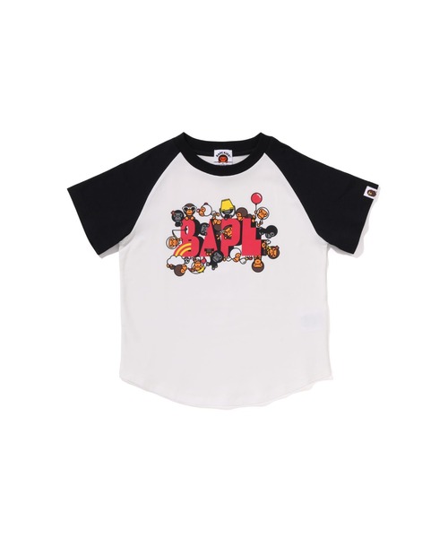 A BATHING APE（アベイシングエイプ） tシャツ BABY MILO MIX BAPE TEE