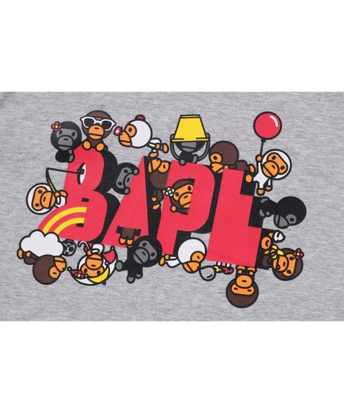 A BATHING APE（アベイシングエイプ） tシャツ BABY MILO MIX BAPE TEE 