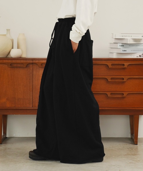 「Aphlotus」 スウェットパンツ MEDIUM ネイビー メンズ_画像5