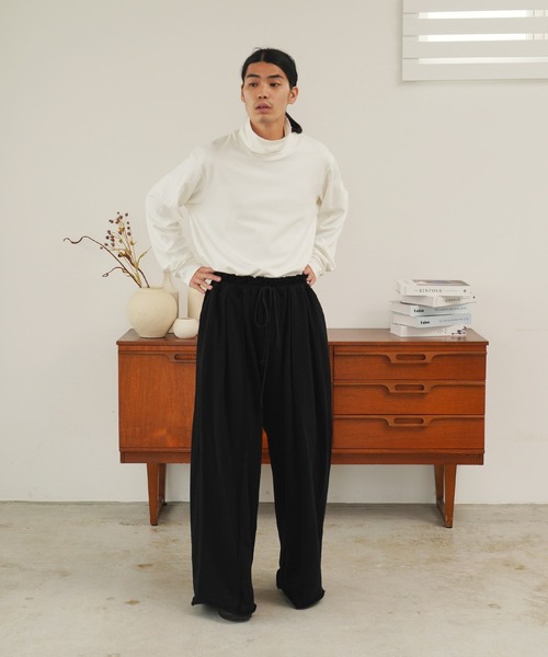 「Aphlotus」 スウェットパンツ MEDIUM ネイビー メンズ_画像6