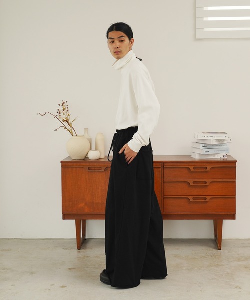 「Aphlotus」 スウェットパンツ MEDIUM ネイビー メンズ_画像9