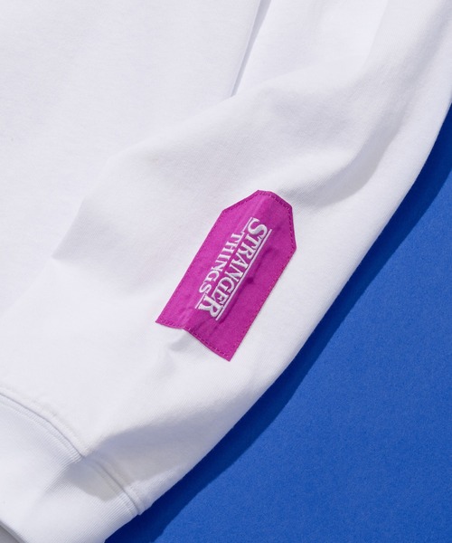 ENDRECHERI. 長袖Tシャツ「stranger thingsコラボ」 M ホワイト メンズ