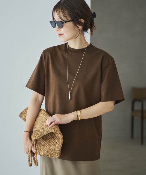 plage（プラージュ） tシャツ 半袖 Power Shoulder Tee レディース