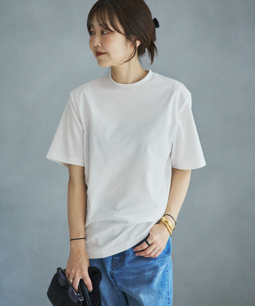 plage（プラージュ） tシャツ 半袖 Power Shoulder Tee レディース