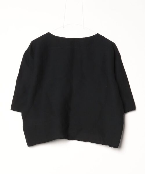 レディースファッション 「Plantation」 半袖ブラウス M size ブラック 