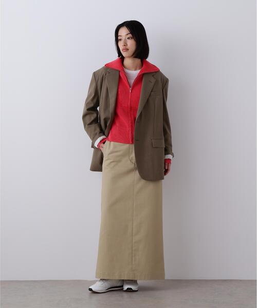 「YLEVE」 ロングスカート 1 ベージュ レディース_画像10