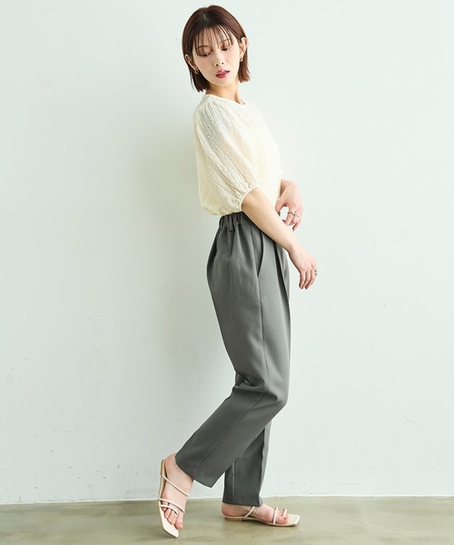 「mil」 スラックス - サンドベージュ レディース_画像8