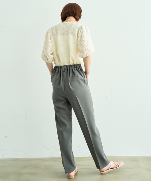 「mil」 スラックス - サンドベージュ レディース_画像9