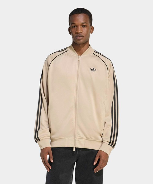 アディダスオリジナルス　セットアップ　ジャージ　トリコットSSTベージュ adidas（アディダス） ジャージ SST アディカラー クラシック ルーズ