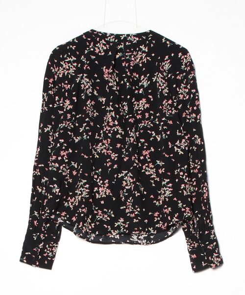「COMPTOIR DES COTONNIERS」 花柄長袖ブラウス X-LARGE ブラック レディース_画像2