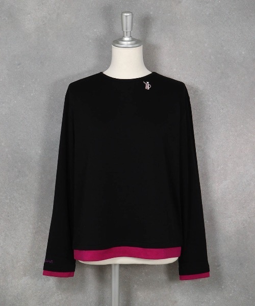 STUDIO PICONE（スタジオピッコーネ） tシャツ ワッペン付きバイカラー