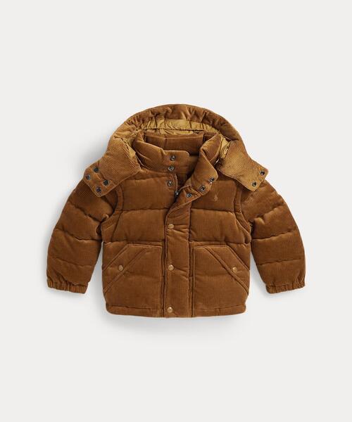 【美品】ラルフローレン アウター 110 キルティング カーキ Polo Ralph Lauren Childrenswear ラルフローレン キルティング ダウン