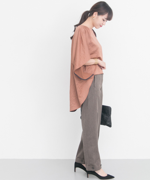 ブラウス シャツ (RhodolirioN)2wayケープカラーブラウス レディース ブラウス シャツ 2WAYケープブラウス∴ レディース : ZOZOTOWN