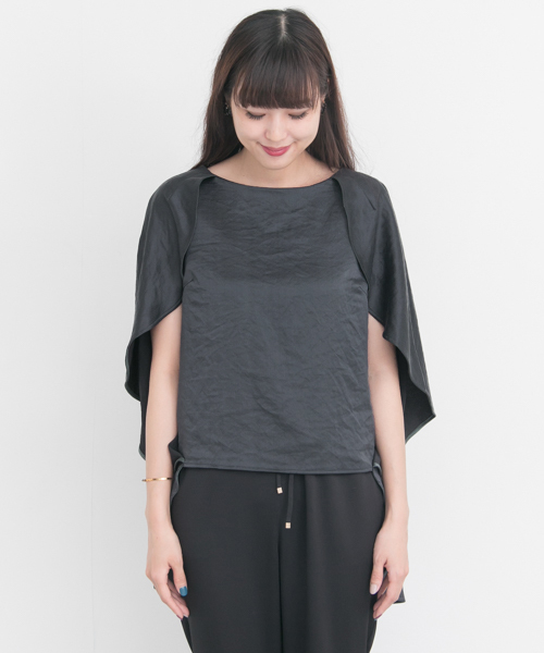 ブラウス シャツ 2WAYケープブラウス∴ レディース : ZOZOTOWN