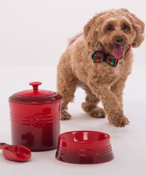 Le Creuset（ル・クルーゼ） ペットフード・コンテナー（スクープ付き